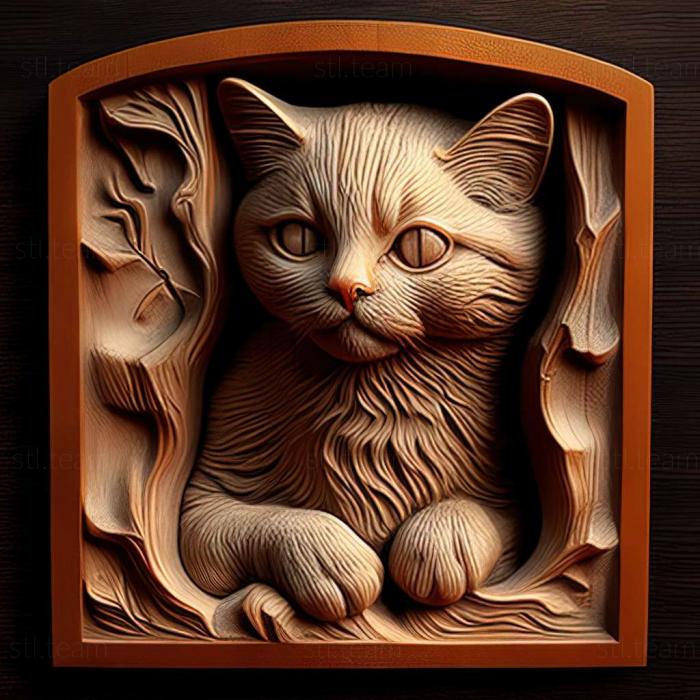 3D model Bambino cat (STL)